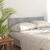 Cabecero de cama madera contrachapada gris 160x1,5x80 cm