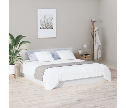 Cabecero de cama madera contrachapada blanco 200x1,5x80 cm