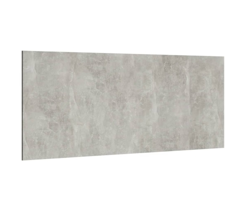 Cabecero de cama madera contrachapada gris 200x1,5x80 cm