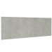 vidaXL Cabecero pared madera contrachapada gris hormigón 240x1,5x80 cm