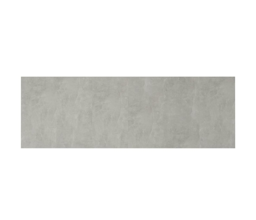 vidaXL Cabecero pared madera contrachapada gris hormigón 240x1,5x80 cm