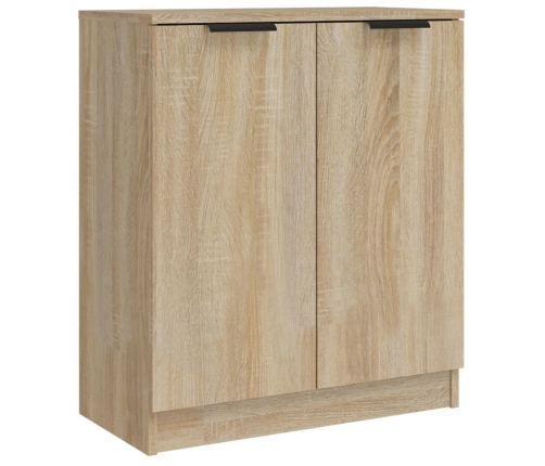 Aparador de madera contrachapada roble Sonoma 60x30x70 cm