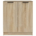 Aparador de madera contrachapada roble Sonoma 60x30x70 cm