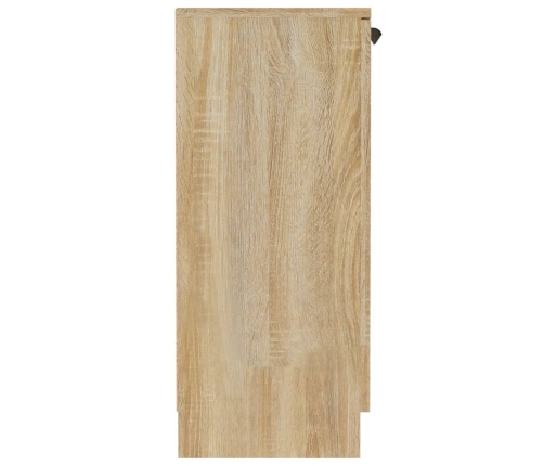 Aparador de madera contrachapada roble Sonoma 60x30x70 cm