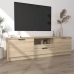 Mueble de TV madera contrachapada roble Sonoma 140x35x40 cm