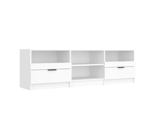 vidaXL Mueble para TV madera contrachapada blanco 150x33,5x45 cm