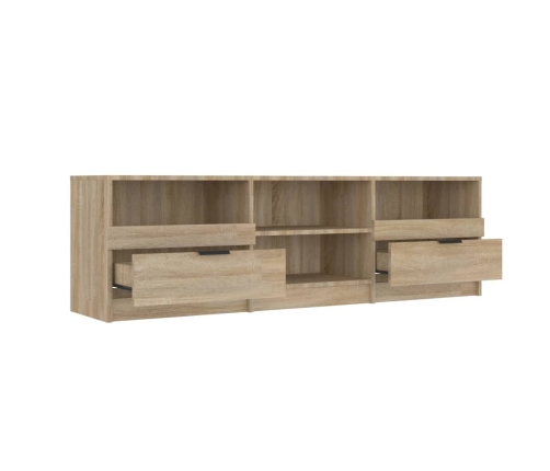 vidaXL Mueble de TV madera contrachapada roble Sonoma 150x33,5x45 cm