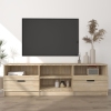 vidaXL Mueble de TV madera contrachapada roble Sonoma 150x33,5x45 cm