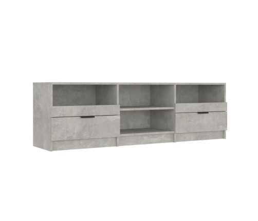 vidaXL Mueble de TV madera contrachapada gris hormigón 150x33,5x45 cm