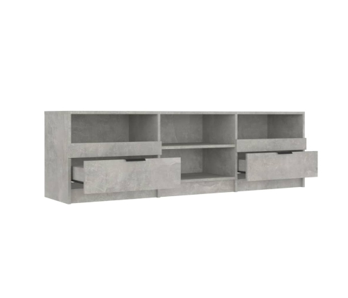 vidaXL Mueble de TV madera contrachapada gris hormigón 150x33,5x45 cm