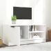 Mueble para TV madera contrachapada blanco 80x35x36,5 cm