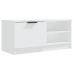 Mueble para TV 2 pzas madera contrachapada blanco 80x35x36,5 cm