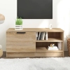 Mueble de TV madera contrachapada roble Sonoma 80x35x36,5 cm