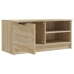 Mueble para TV 2 pzas madera contrachapada roble 80x35x36,5 cm