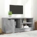 Mueble de TV madera contrachapada gris hormigón 80x35x36,5 cm