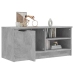 Mueble de TV madera contrachapada gris hormigón 80x35x36,5 cm