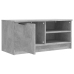 Mueble de TV madera contrachapada gris hormigón 80x35x36,5 cm