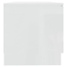 Mueble de TV madera contrachapada blanco brillante 80x35x36,5cm