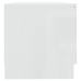 Mueble TV 2 pzs madera contrachapada blanco brillo 80x35x36,5cm