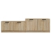 Mueble de TV madera contrachapada roble Sonoma 158,5x36x45 cm