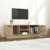 Mueble de TV madera contrachapada roble Sonoma 102x35x36,5 cm