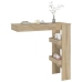 vidaXL Mesa de bar de pared contrachapada roble Sonoma 102x45x103,5cm