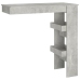 Mesa de bar de pared madera contrachapada gris 102x45x103,5cm