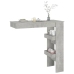 Mesa de bar de pared madera contrachapada gris 102x45x103,5cm