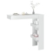 Mesa de bar de pared madera contrachapada blanco 102x45x103,5cm