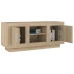 Mueble de TV madera contrachapada roble Sonoma 102x35x45 cm