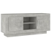 Mueble de TV madera contrachapada gris hormigón 102x35x45 cm