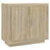 Aparador de madera contrachapada roble Sonoma 80x40x75 cm