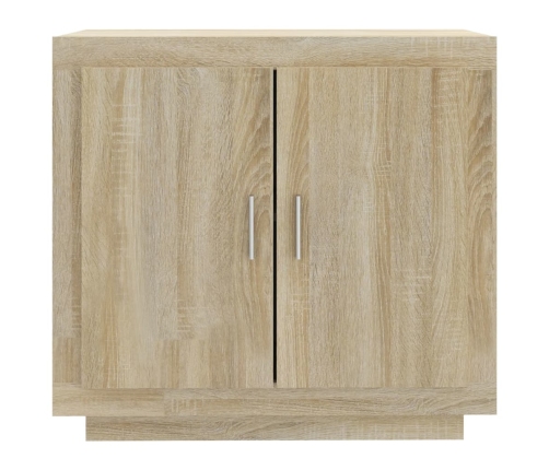 Aparador de madera contrachapada roble Sonoma 80x40x75 cm