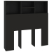 Mueble cabecero negro 100x19x103,5 cm