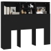 Mueble cabecero negro 120x19x103,5 cm