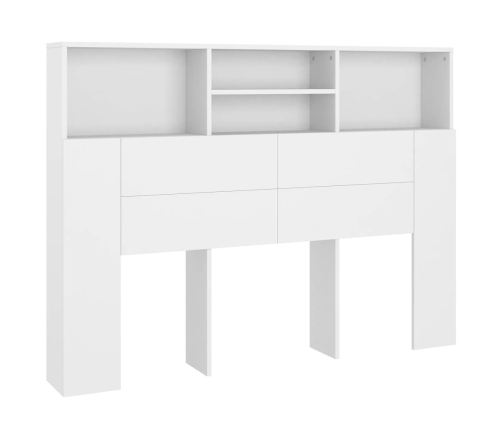 Mueble cabecero blanco 140x19x103,5 cm