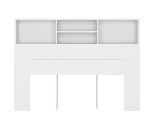 Mueble cabecero blanco 140x19x103,5 cm