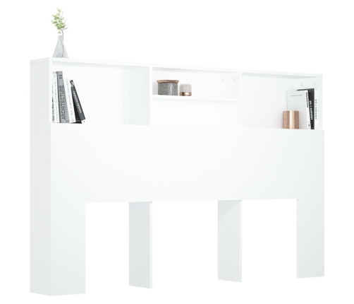 Mueble cabecero blanco 160x19x103,5 cm