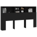 Mueble cabecero negro 180x19x103,5 cm