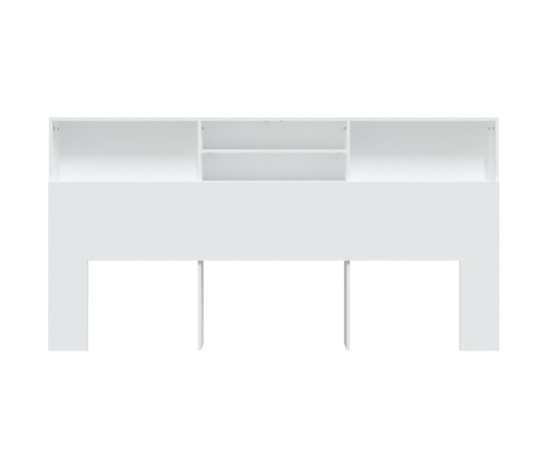 vidaXL Mueble cabecero blanco 200x19x103,5 cm