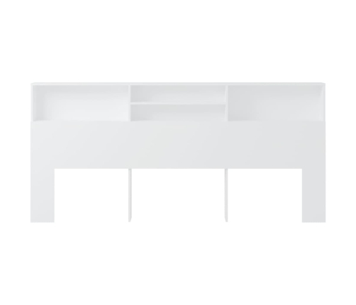 vidaXL Mueble cabecero blanco 220x19x103,5 cm