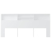 vidaXL Mueble cabecero blanco 220x19x103,5 cm