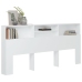 vidaXL Mueble cabecero blanco 220x19x103,5 cm