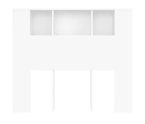 vidaXL Mueble cabecero blanco 120x18,5x102,5 cm