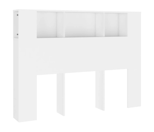 vidaXL Mueble cabecero blanco 140x18,5x104,5 cm