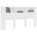 vidaXL Mueble cabecero blanco 200x18,5x104,5 cm