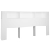 vidaXL Mueble cabecero blanco 220x18,5x104,5 cm