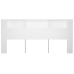 vidaXL Mueble cabecero blanco 220x18,5x104,5 cm