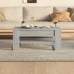 vidaXL Mesa de centro madera de ingeniería gris Sonoma 102x55x45 cm