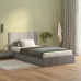 Cabecero de cama madera contrachapada gris Sonoma 120x1,5x80 cm